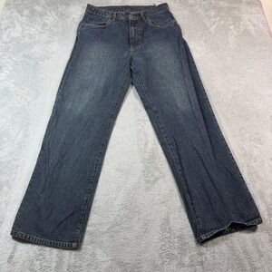 Hurley Jeans Mens 30x29 Blue Medium Wash‎ Straight Leg Denim